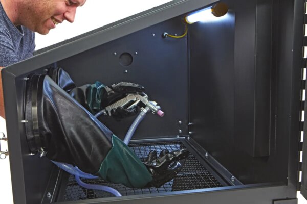 HBM SBC 220 Straalcabine - ZWART - Afbeelding 5