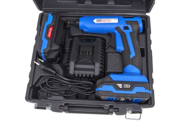 HBM Professioneel Lijmpistool op Accu 20 Volt - 2,0AH inclusief 2 Accu's - Afbeelding 13