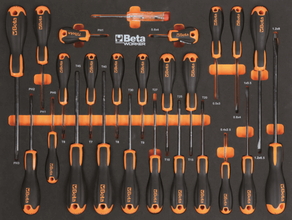 Beta werkplaatssysteem C45PRO 2.0, houten blad, inclusief 268-delig gereedschapset - Afbeelding 6