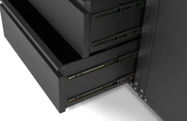 HBM premium modulair werkplaatssysteem, 16-delig, matzwart - Afbeelding 15