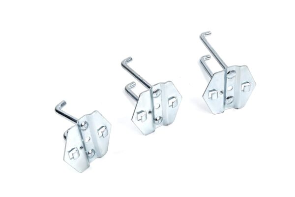 HBM 50 x 6 mm Dubbele Haak voor Gereedschapswand - Afbeelding 2