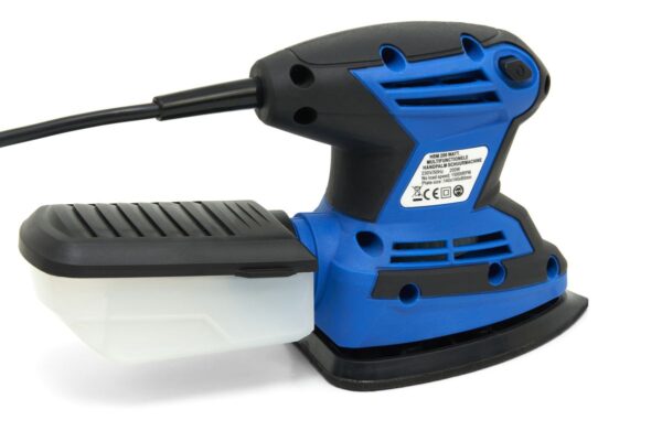 HBM 200 Watt. Multifunctionele Handpalm Schuurmachine Inclusief 12 Schuurvellen - Afbeelding 2