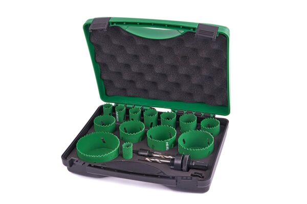 HiKOKI 752177 13 delige Gatzagenset in cassette - BI-Metaal - Afbeelding 2