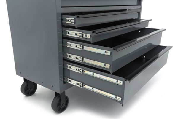 HBM gereedschapswagen, 8 laden, 142 cm, grijs - Bild 11
