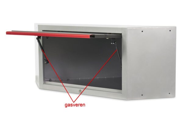 HBM Deluxe Professionele Bovenkast met Gasveren voor Werkplaatsinrichting - Afbeelding 6