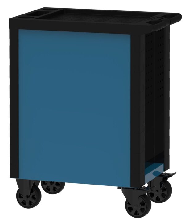 HBM gereedschapswagen 7 laden, 76,5 cm, blauw - Afbeelding 2