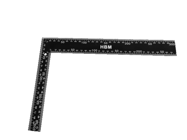 HBM 300 mm Stalen winkelhaak - Afbeelding 2