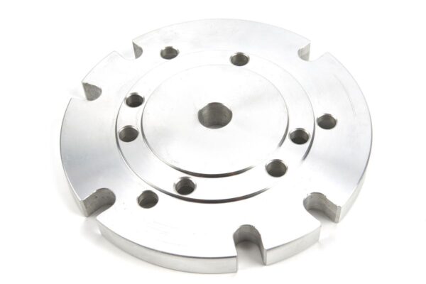 HBM Aluminium Flens voor 100 en 125 mm Klauwplaat DIN 6350 - Afbeelding 2