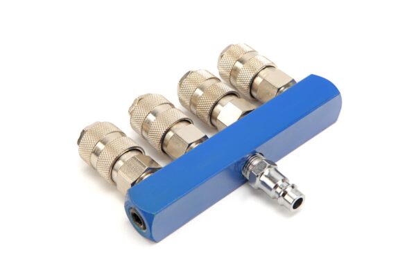 HBM 4 Voudig Pneumatisch Verdeelblok - Image 2