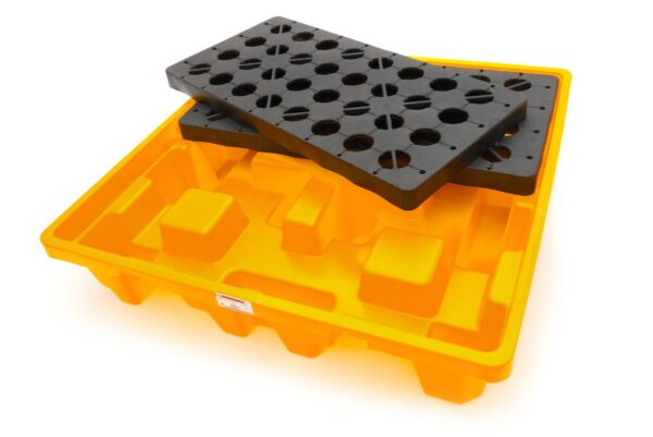 HBM 230 Liter Olievaten opvangbak, Lekbak voor 4 vaten - Image 4