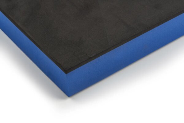 HBM Foam Inlay 585 x 410 x 40 mm voor Gereedschapswagen – BLAUW - Afbeelding 2
