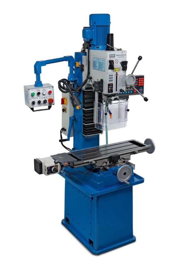 HBM BF 45 Freesmachine Met 3 Assig LCD Digitaal Uitleessysteem - 400 Volt - Afbeelding 3
