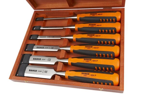 Bahco 424P-S6-EUR 6 Delige Steekbeitelset - Afbeelding 2