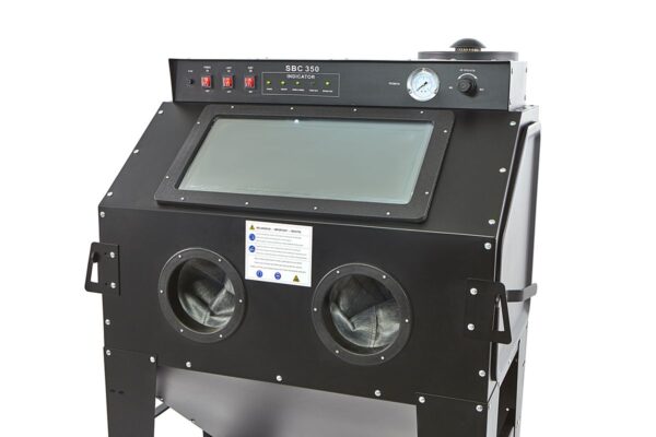 HBM SBC 350 Straalcabine met Afzuiging - MAT ZWART - Image 3