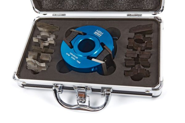 HBM 100 mm Profi Houtfreeskop met 7 sets Messen - Image 8