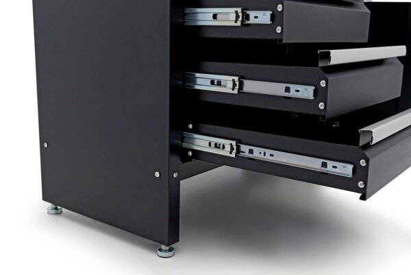 HBM 120 Cm Werkbank Met 5 Laden 1 Deur en Massief Houten Werkblad - Afbeelding 8
