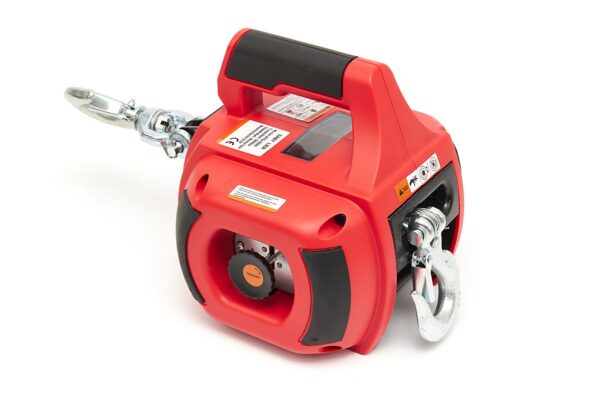 HBM draagbare lier en trektakel boormachine aangedreven 225 kg rood - Afbeelding 7