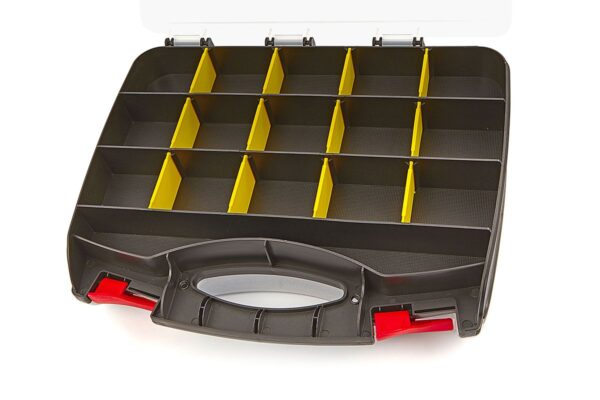 HBM Profi Assortimentsdoos Dubbelzijdig 31 x 26 x 7,5 cm Met 32 Vakken - Afbeelding 3