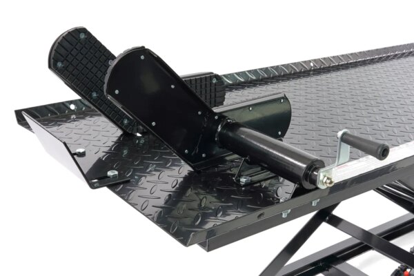 HBM 450 kg motorheftafel – hydraulisch, verstelbaar, antislip platform - Afbeelding 12