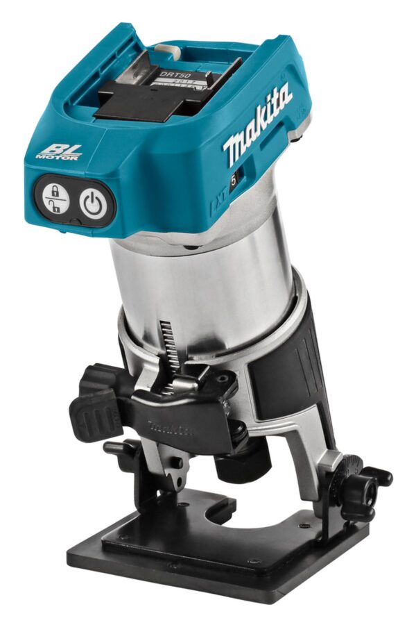 Makita Boven- en kantenfrees 18 Volt DRT50ZJX2 - Afbeelding 4