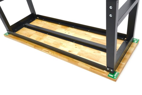 HBM 152 Cm. Professionele In Hoogte Verstelbare Werkbank Met Massief Houten Werkblad - Image 5