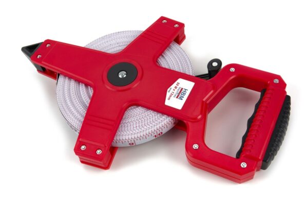 HBM 50 m x 13 mm Fiberglass Meetband, Meetlint, Landmeter - Image 7