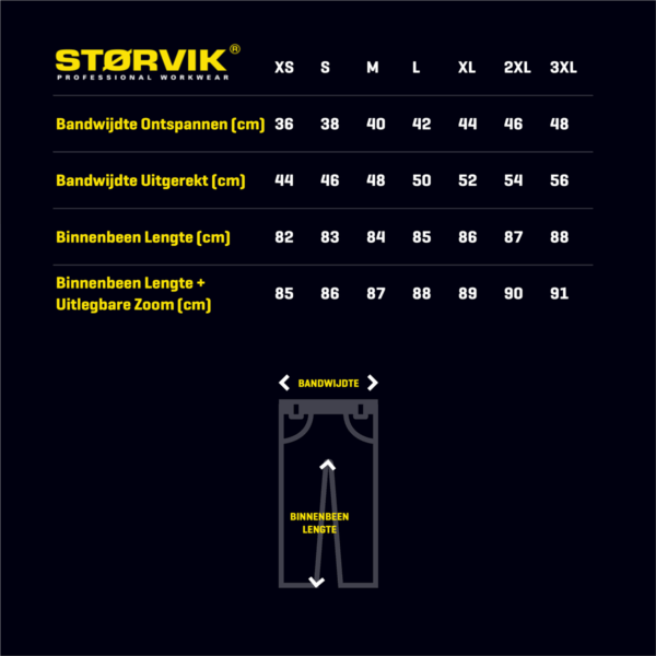 Storvik David Werkbroek Zwart - Afbeelding 5