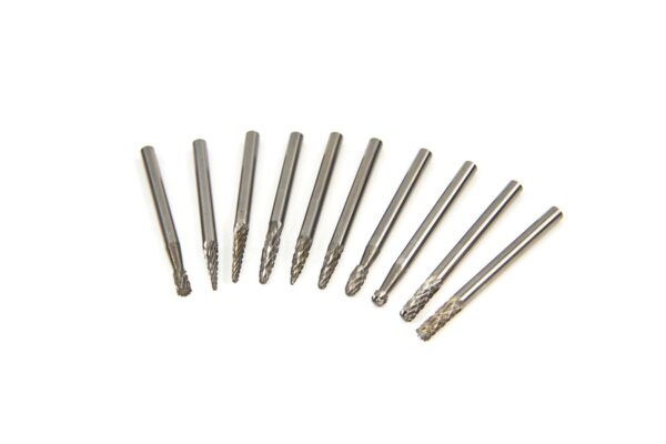 HBM 10 Delige HM Frezenset met 3 mm Opname - Afbeelding 2