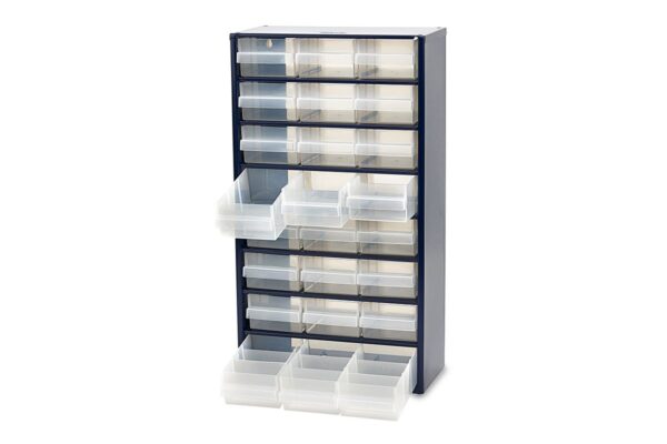 Raaco 137409 Ladenkast met 24 Laden - 552 x 306 x 150 mm. - Afbeelding 2