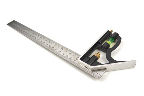 HBM 300 mm. Verstelbare Combinatie Winkelhaak Met Libel - Afbeelding 4