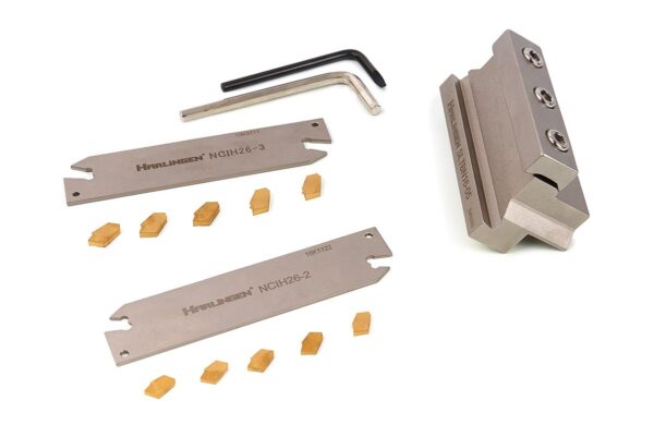 Harlingen Professionele 16mm Afsteekhouder met 2 en 3 mm Afsteekplaten - Image 3