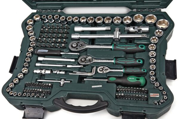Mannesmann 215 Delige Doppenset 1/4 inch - 3/8 inch - 1/2 inch - 98430 - Afbeelding 3