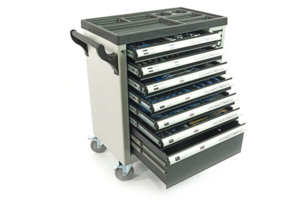 HBM premium gevulde gereedschapswagen met deur - 245-delig - Afbeelding 26
