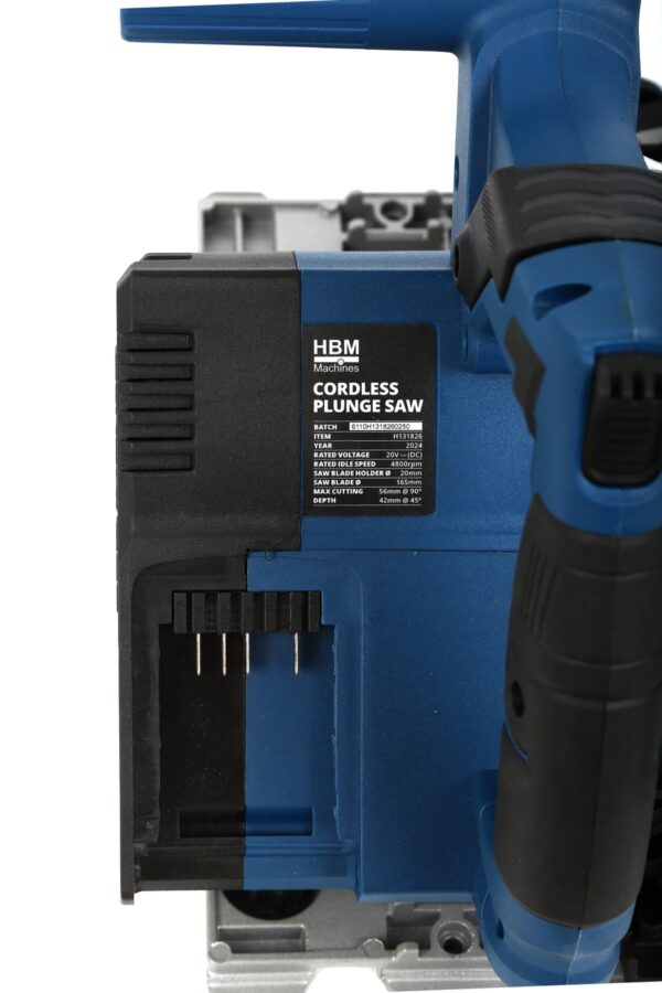 HBM accu invalzaag, liniaalzaag 165 mm 20 Volt - Afbeelding 8