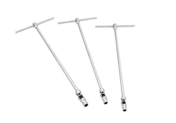 HBM extra lange T-sleutelset 3-delig 310 x  8, 10, 12 mm