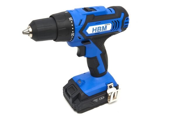 HBM Professionele Accuschroefboormachine 74-delig 20 Volt - Image 2