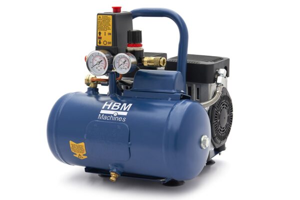 HBM 6 Liter Low Noise olie vrije Compressor - Afbeelding 3