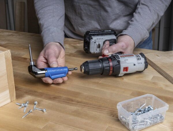 Kreg Haakse bithouder met 1/4 inch aansluiting - Afbeelding 5