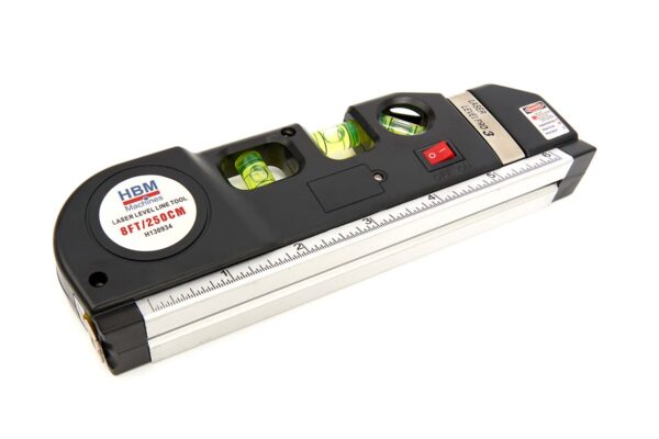 HBM Waterpas met Multifunctionele Laser en Geïntegreerde Rolmaat 250 cm. - Afbeelding 4