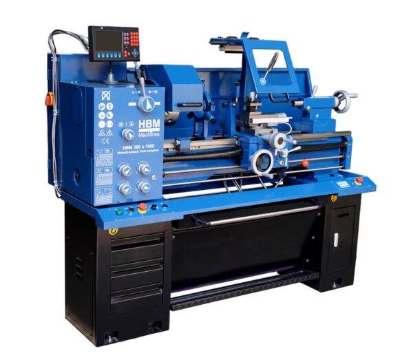 HBM 360 x 1000 Metaaldraaibank Vario compleet - Afbeelding 4
